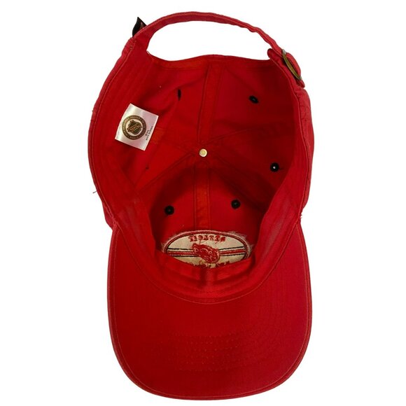 Vintage Detroit Red Wings Drew Pearson Hat Cap NHL Hockey Red Adjustable - Picture 7 of 9